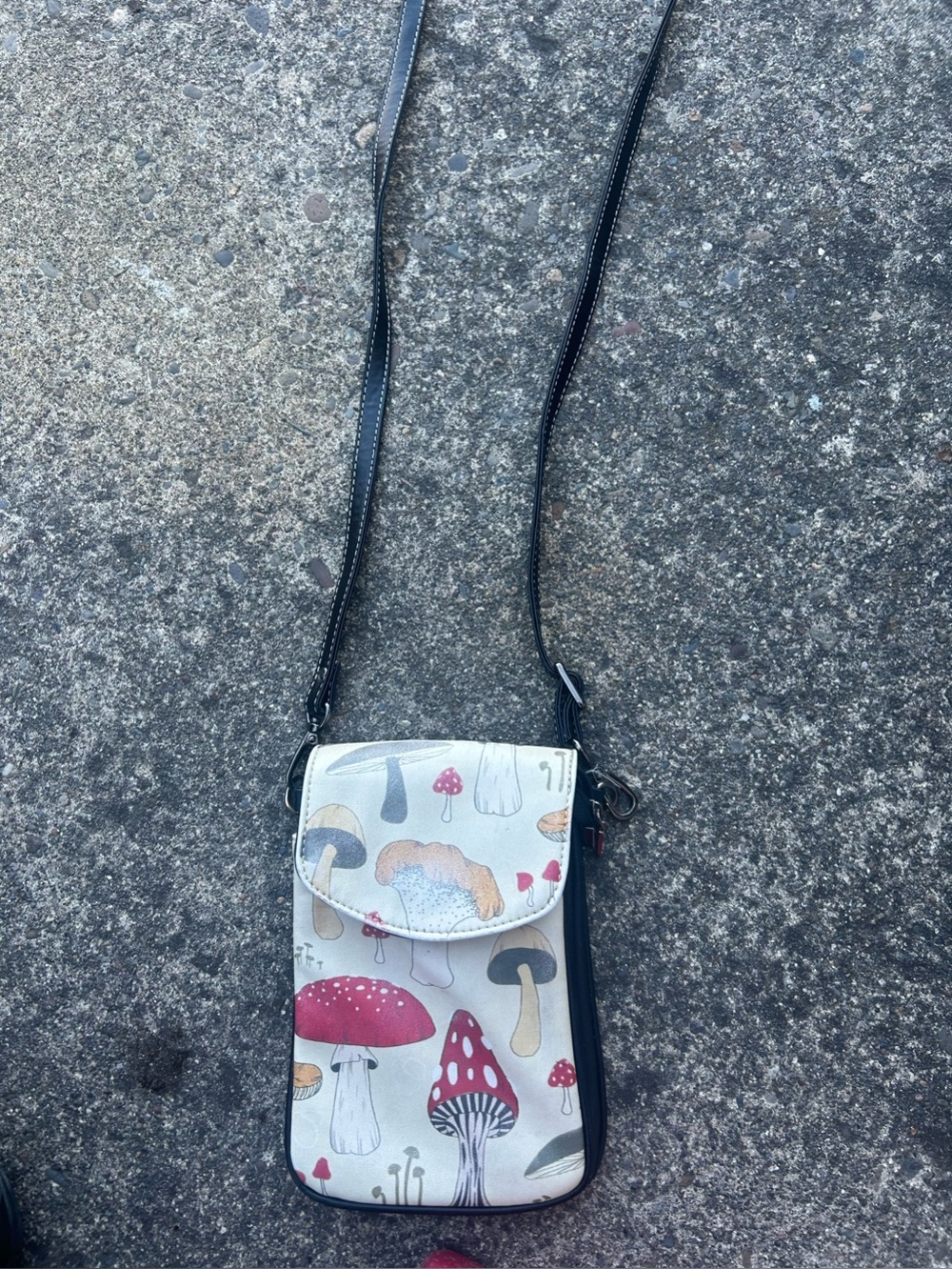 Small mushroom wallet style small bag
